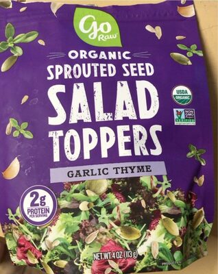 Garlic Thyme Organic Sprouted Seed Salad Toppers, Garlic Thyme