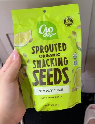 Simply Lime Organic Sprouted Snacking Seeds, Simply Lime