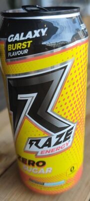 Galaxy Burst Zero Sugar Raze Energy Drink, Galaxy Burst