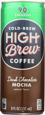 Dark Chocolate Mocha Cold-Brew Coffee, Dark Chocolate Mocha