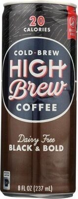 Black & Bold Sugar Free Cold-Brew Coffee, Black & Bold