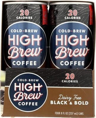 Black And Bold Cold-Brew Coffee, Black And Bold