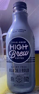 Black & Bold Dairy Free Cold-Brew Coffee, Black & Bold