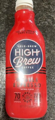 Double Espresso Cold-Brew Coffee, Double Espresso