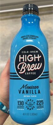 Mexican Vanilla Cold-Brew Coffee, Mexican Vanilla