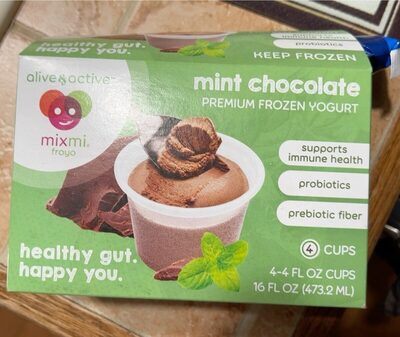 Mint Chocolate Premium Frozen Yogurt, Mint Chocolate