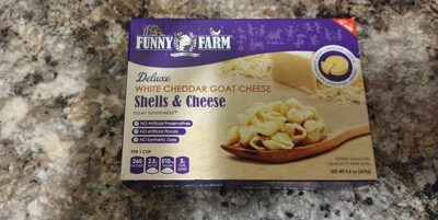 Deluxe Goat White Cheddar Shells & Cheese, Deluxe Goat White Cheddar