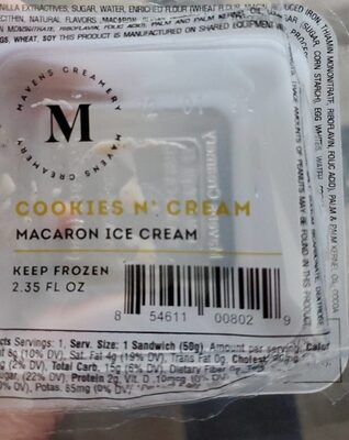 Cookies N' Macaron Ice Cream, Cookies N' Cream