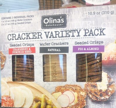 Olina's Bakehouse Cracker Variety Pack, 10.9 Oz.