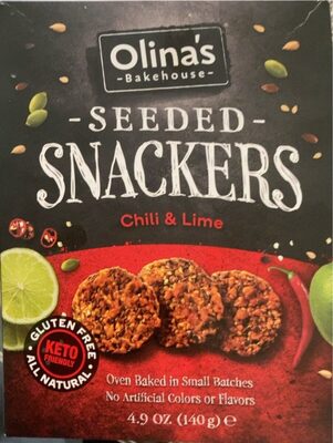 Chili & Lime Seeded Snackers, Chili; Lime