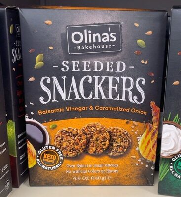 Balsamic Vinegar & Caramelized Onion Seeded Snackers