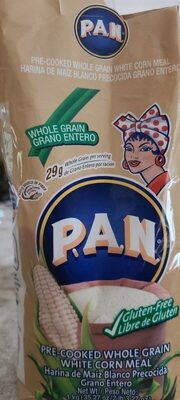 Pre-Cooked Whole Grain White Corn Meal