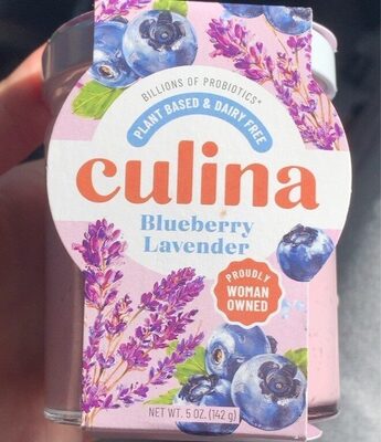 Blueberry Lavender Plant Based Yogurt, Blueberry; Lavender