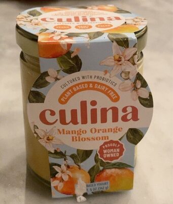 Mango Orange Blossom Plant Based Yogurt, Mango; Orange