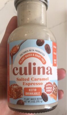 Salted Caramel Espresso Kefir Drinkable, Salted Caramel Espresso
