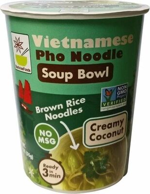 Brown Rice Noodles, Creamy Coconut