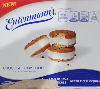 Chocolate Chip Cookie Ice Cream Sandwiches, Chocolate Chip Cookie