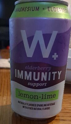 Lemon-Lime Flavored Elderberry Immunity Support Sparkling Beverage, Lemon-Lime