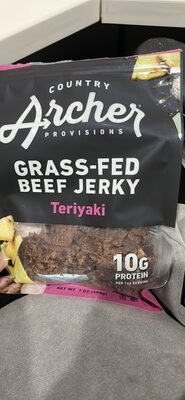 Teriyaki Grass-Fed Beef Jerky, Teriyaki