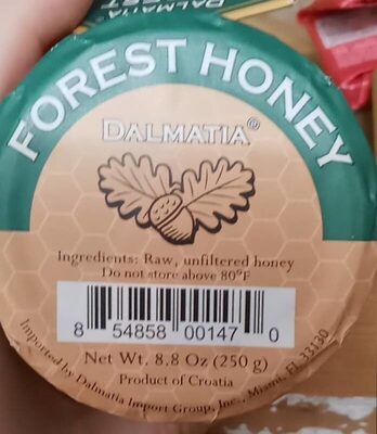 Dalmatia Forest Honey, 8.8 Oz