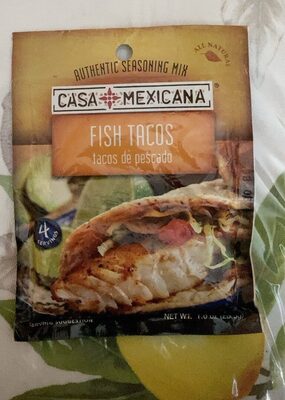 Casa Mexicana, Fish Tacos Authentic Seasoning Mix