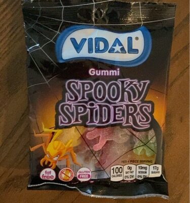 Spooky Spiders Gummi Candies, Spooky Spiders