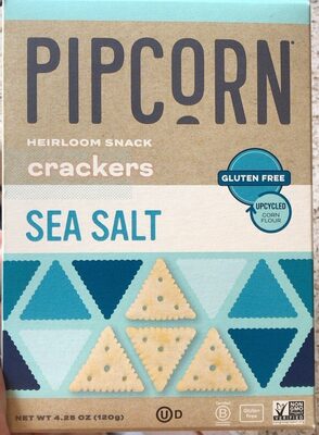 Sea Salt Heirloom Snack Crackers, Sea Salt
