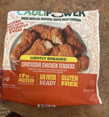Spicy(Ish) Chicken Tenders Whole White Meat Chicken With A Crispy Coating Of Rice Flour & Cauliflower, Spicy(Ish) Chicken Tenders