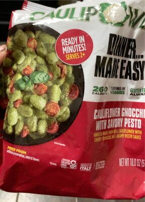 Caulipower Cauliflower Gnocchi With Savory Pesto, 18.0 Oz
