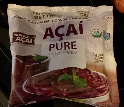 Unsweetened Organic Pure Acai, Unsweetened