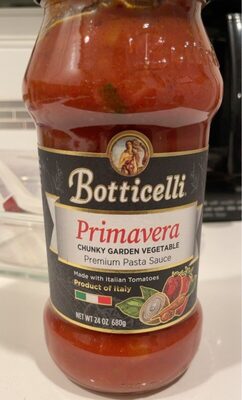 Primavera Chunky Garden Vegetable Premium Pasta Sauce