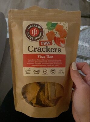 Pizza Thins Raw Crackers, Pizza Thins