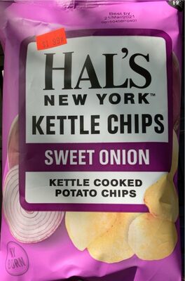 Sweet Onion Kettle Cooked Potato Chips, Sweet Onion