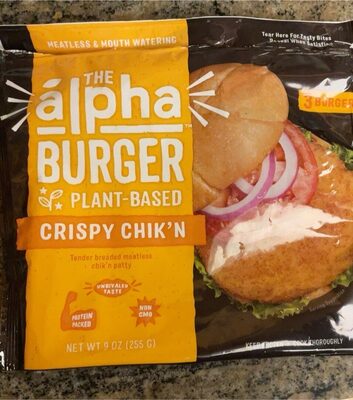 Plant-Based Crispy Chik'N Burger