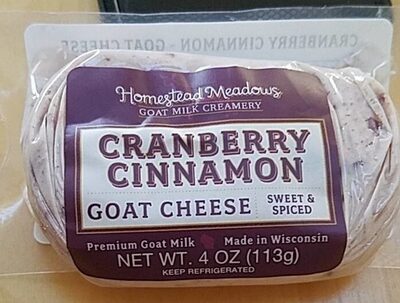 Cranberry Cinnamon Goat Cheese, Cranberry Cinnamon