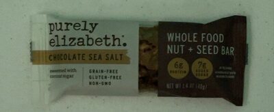 Chocolate Sea Salt Whole Food Nut + Seed Bar, Chocolate Sea Salt