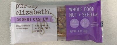 Coconut Cashew Grain-Free Superfood Bar, Coconut Cashew