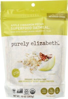 Superfood Oatmeal, Apple Cinnamon Pecan