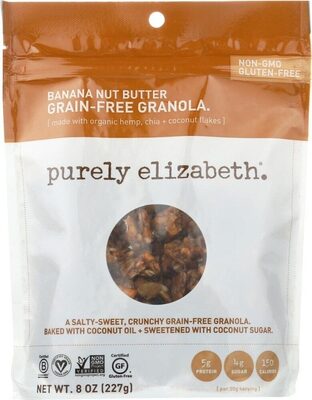 Banana Nut Butter Grain-Free Granola, Banana Nut Butter