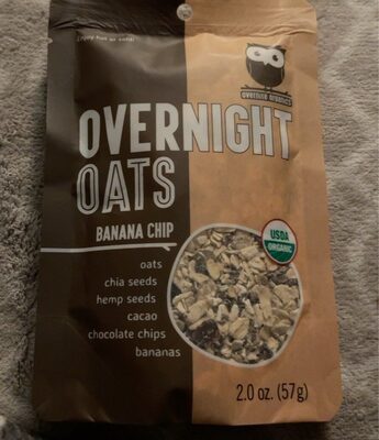 Banana Chip Overnight Oats, Banana Chip