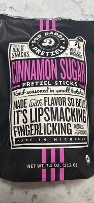 Cinnamon Sugar Pretzel Sticks, Cinnamon Sugar