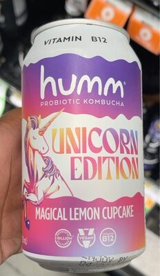 Magical Lemon Cupcake Unicorn Edition Probiotic Kombucha, Magical Lemon Cupcake