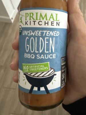 Unsweetened Golden BBQ Sauce, Unsweetened Golden