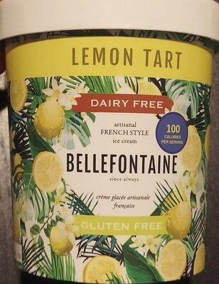 Lemon Tart Artisanal French Style Ice Cream, Lemon Tart
