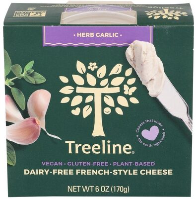 Herb-Garlic Soft French-Style Nut Cheese, Herb-Garlic