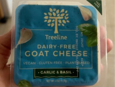Garlic & Basil Dairy-Free Goat Cheese, Garlic; Basil