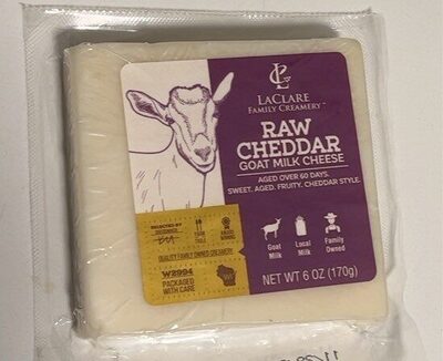 Goat Milk Cheese, Raw Cheddar