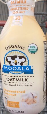 Unsweetened Coconut Organic Oatmilk, Unsweetened Coconut