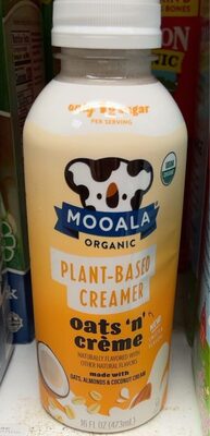Oats 'N' Creme Flavored Plant-Based Creamer, Oats'N' Creme