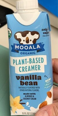 Vanilla Bean Flavored Plant-Based Creamer, Vanilla Bean
